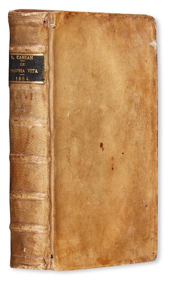 SCIENCE  CARDANO, GIROLAMO. De propria vita.  1654